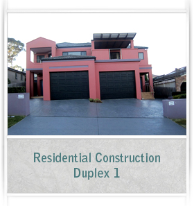 Residential Construction Duplex 1